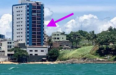 Apartamento vista do mar, pé na areia e águas tranquilas, no cento de Guarapari - Foto 12