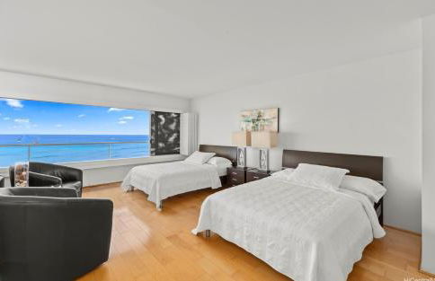 Beachfront Honolulu Condo ,Ocean View, High Floor, Quiet, Colony Surf 1202 - Foto 3