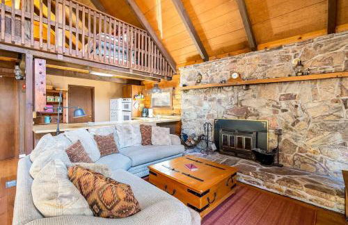 Log Cabin w Loft, Hot Tub, Deck, Fire Pit, & WiFi - Photo 3