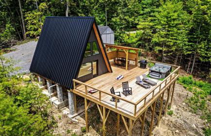 Modern A-Frame Cabin with Breathtaking Views of the Smoky Mountains, Perfect for Families or Groups - Foto 19