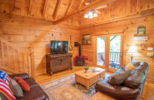 Updated Cabin Mins from Downtown West Jefferson- Hot Tub, Porches, Dogs OK - Photo 8