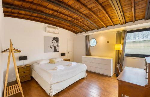 Grande péniche 4 ch - 10 pers -Paris - Ile de Puteaux- terrasses - Foto 13