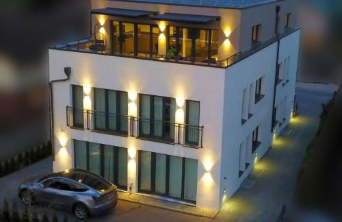 Fjord Stay - Penthouse mit Whirlpool in Kiel - Free Park - 24-7 Check in - "Stockholm" - Foto 3