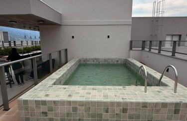 Studio moderno com vista para o Cristo Redentor - Porto Maravilha com piscina - Foto 20