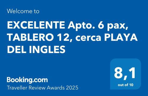 TABLERO 404, EXCELENTE Apto 6 pax cerca PLAYA DEL INGLES - Foto 14