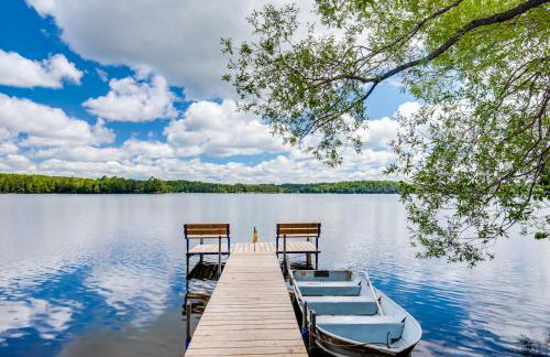 Private Dock and Rowboat! Cabin on Bearskin Lake - Foto 25
