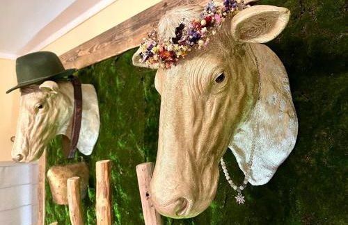 Glückliche Kuh-Villa - Achtsamer Rückzugsort mit Traumgarten, Schwimmteich & Raum zum Sein bis 18 Personen - Allgäu - Foto 58