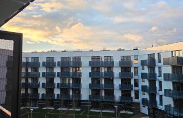 Green Baltic Portovo Family Apartment Near Old Town Balcony - Foto 18