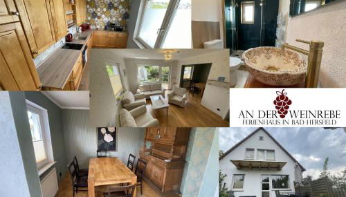 Ferienhaus An der Weinrebe in Bad Hersfeld mit Garten, 2 Bäder, 2 Schlafzimmer & Küche - gratis Parkplätze - Foto 3