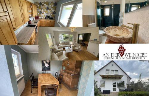 Ferienhaus An der Weinrebe in Bad Hersfeld mit Garten, 2 Bäder, 2 Schlafzimmer & Küche - gratis Parkplätze - Foto 3