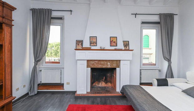 Gorgeous Trastevere Loft On The River - Foto 4, Habitación