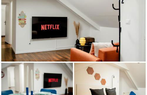Le Mansardé chaleureux T3 - 2 chambres Netflix WIFI - Foto 1