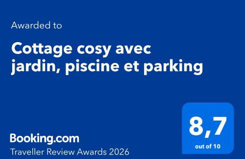 Cottage cosy avec jardin, piscine et parking - Foto 31