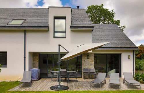 Villa du Golf Baden 4 chambres 8 personnes Golfe du Morbihan Terrasse & BBQ - Foto 36