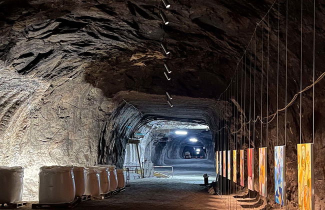 Visita à galeria de arte da mina de sal de Loulé - Foto 1