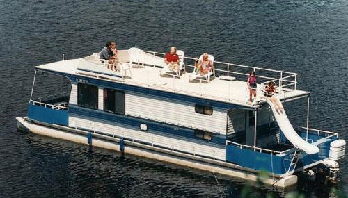 Spacious Muskie Houseboat - Sleeps 8 - Massive Upper Penthouse - Fast Wi-Fi HB10 - Foto 3