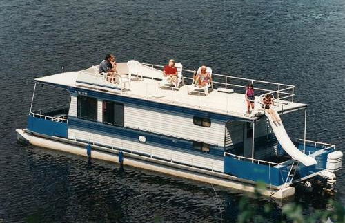 Spacious Muskie Houseboat - Sleeps 8 - Massive Upper Penthouse - Fast Wi-Fi HB10 - Foto 3