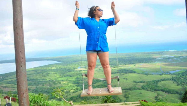 Columpio en la cima de la Montaña Redonda