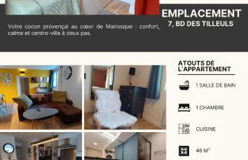 L'Escapade Manosquine - Parking Inclus - Foto 2