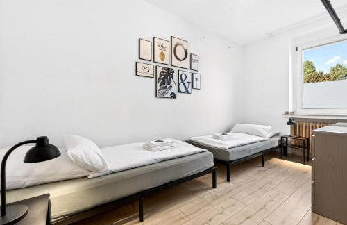 Großzügiges Industrie Design Apartment für bis zu 6 Personen, Nähe Messe und DUS, verkehrsgünstig - Familien, Gruppen und Firmen - Foto 31