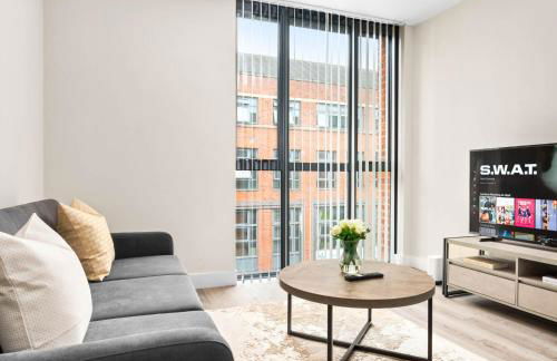 Modern 2-Bed Apartment - Jewellery Quarter - Fast Wi-Fi - Netflix 5AH - Foto 13