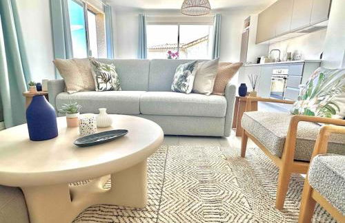 Superbe 6 couchages - 200m de la mer - Terrasse - Climatisation - Foto 35