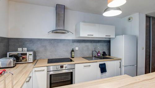 Le Rêve Bleu - 2 chambres avec balcon & parking gratuit - Foto 3, stove, dishwasher