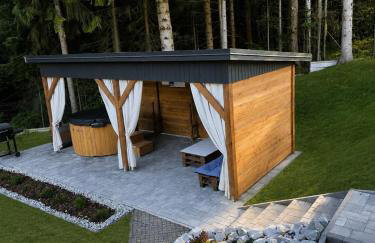 Domek letniskowy Leśne Zacisze- jacuzzi, balia ogrodowa, grill i altana - Foto 4