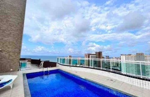 Apartamento com piscina no hooftop, 48m2 - Praia da Iracema- Fortaleza - Foto 1