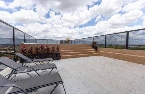 Estúdios Modernos no Empíria - com Vista, Piscina e Academia - Foto 14
