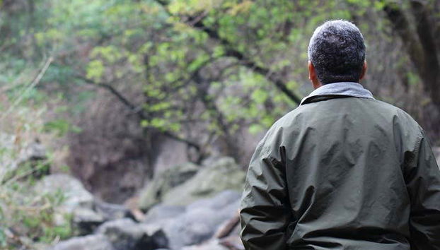 Llegando a la cascada de Chiquimitio