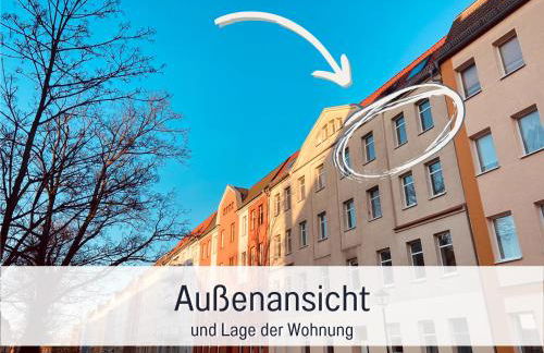 Lichtdurchflutete moderne Stadtwohnung, Küche, Waschtrockner, SmartTV - Foto 18