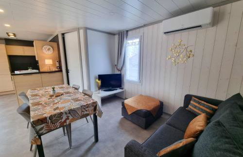 Chalet 19 Cosy bord de Lac, dans domaine avec piscine couverte accueil 4 voyageurs LOUMAELOU - Foto 5