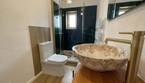 Ferienhaus An der Weinrebe in Bad Hersfeld mit Garten, 2 Bäder, 2 Schlafzimmer & Küche - gratis Parkplätze - Foto 5, Shower