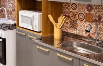 Apt completo climatizado Wi-Fi garagem coberta - Foto 13