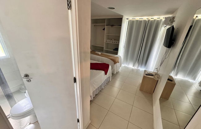 GranSol, Terreo, Pé na areia, 03 qtos, 08 hóspedes, a 600m do B PARK - Photo 12