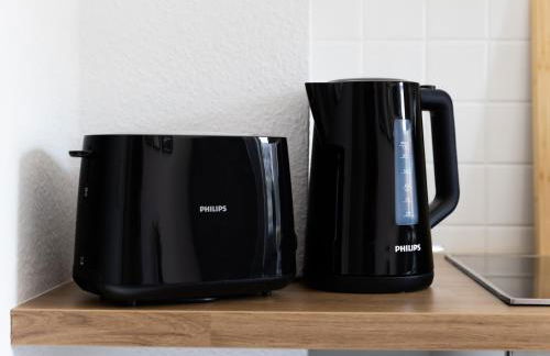 Zentrales Apartment Essen Kaffeevollautomat Parkplatz - Foto 9