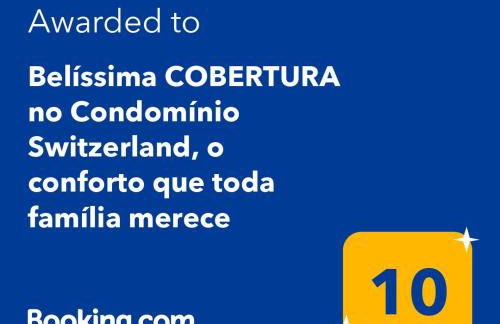 Belíssima COBERTURA no Condomínio Switzerland, o conforto que toda família merece - Foto 56