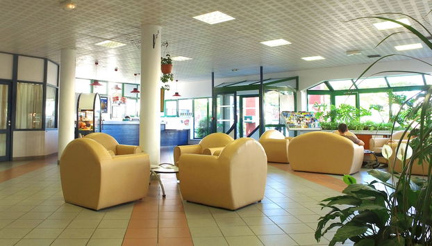 Zona de estar del vestíbulo