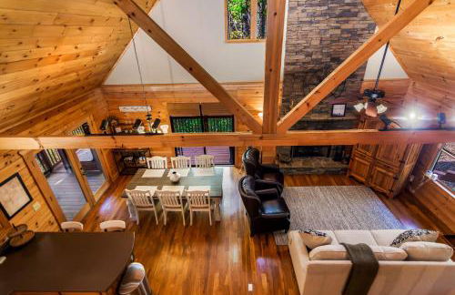 Log Cabin, Lake, Hot Tub, Near Wineries & Hiking - Foto 22