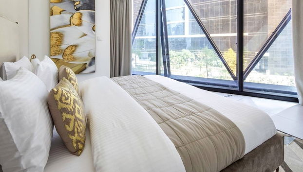 Modern + Minimalist 1BR in Burj Khalifa Boulevard! - Foto 2, Habitación