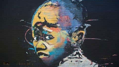 One of the murals we'll see on the tour