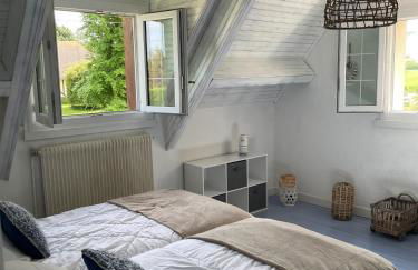 GITE 4 MN DE LA mer et cabourg, piscine, cheminée, table de ping pong, balançoire - Foto 25