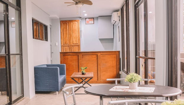 Zona de estar del vestíbulo