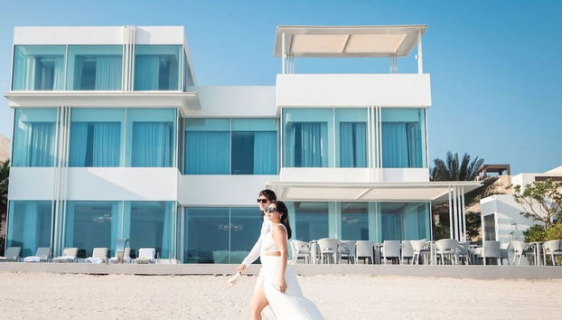 Beachfront 5BR Villa w Jacuzzi Pool on the Palm - Foto 5, Habitación