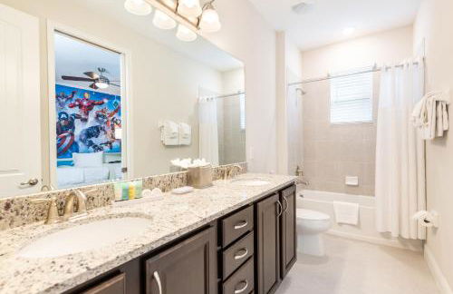 Elegant Home Near Disney With Private Pool, Foosball Table, Themed Rooms And Waterpark & Resort Access At Encore Resorts Reunion - 365Sf - Foto 13