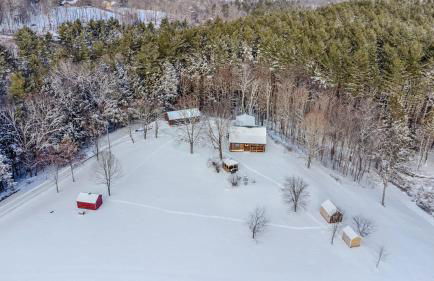Log Cabin Fireplace Upper Valley - Wooded Chalet - Foto 39