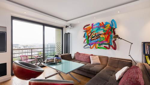 Top floor with Eiffel Tower view and roof top - Foto 2