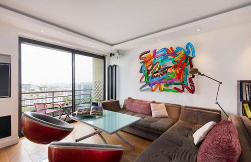 Top floor with Eiffel Tower view and roof top - Foto 2