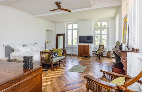 Château Soules - Piscine - Lac - Calme - Foto 9